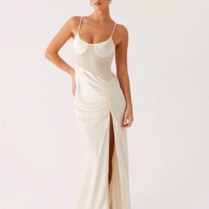 Peppermayo Cream Maxi Dress